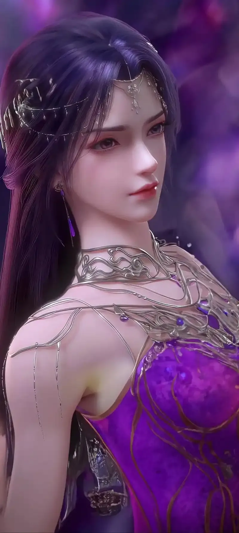 Vẻ đẹp băng thanh ngọc khiết của Vân Hi dưới ánh trăng