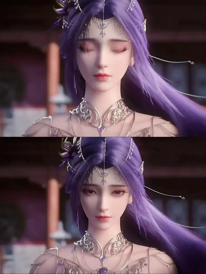 Hình nền điện thoại Vân Hi với đôi mắt buồn sâu thẳm