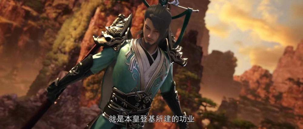 Hình ảnh Vũ Vương tập trung sức mạnh tấn công Thạch Hạo