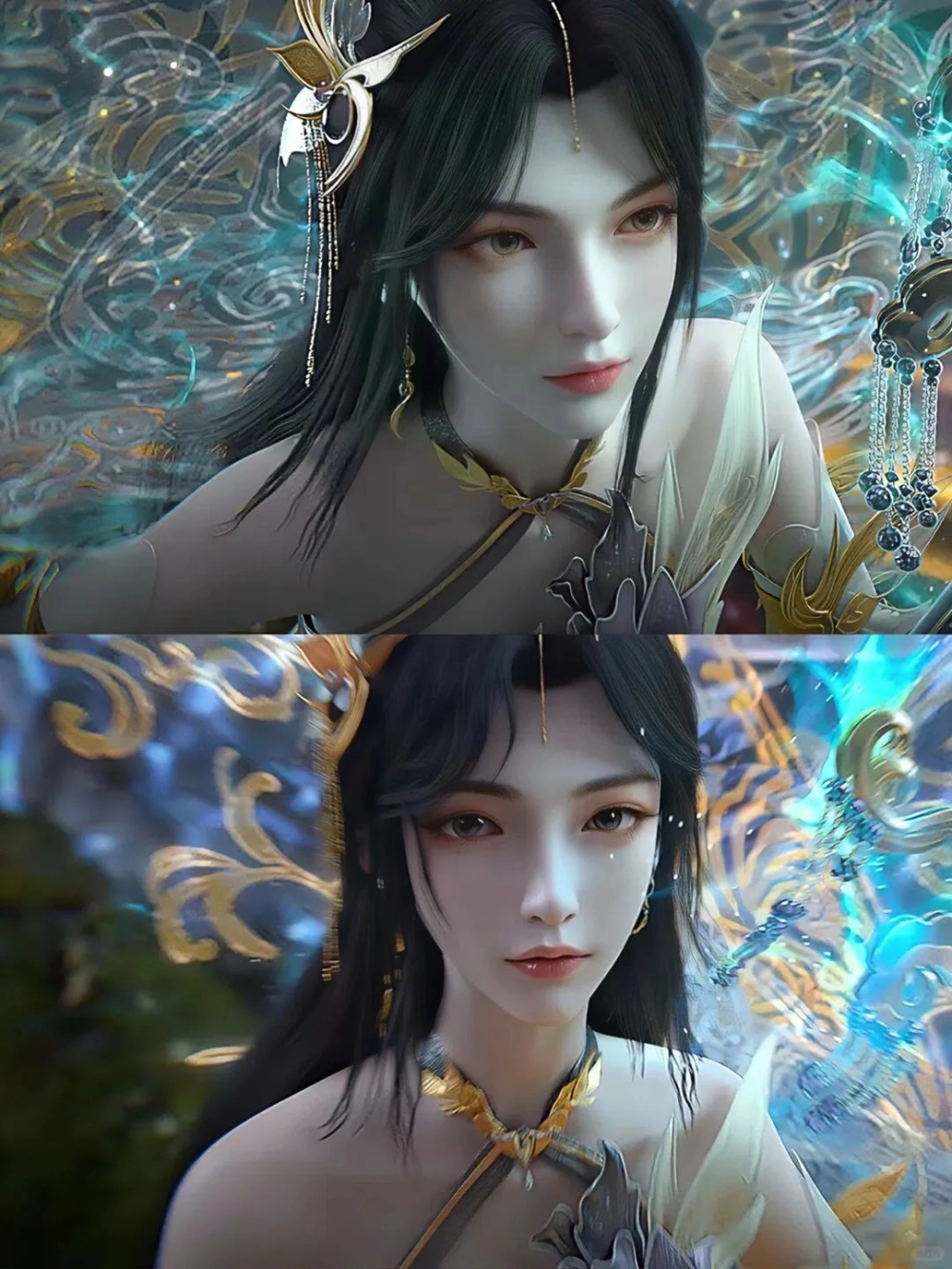 Mỹ nhân Vương Hi 3d cực đẹp trong trang phục tiên hiệp