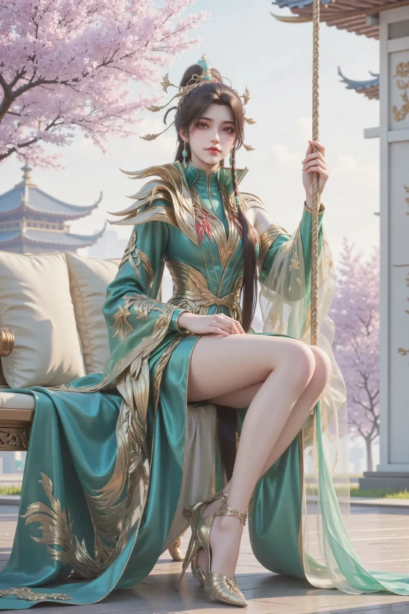 Thần thái hoàng phủ tĩnh thanh lịch trang nhã