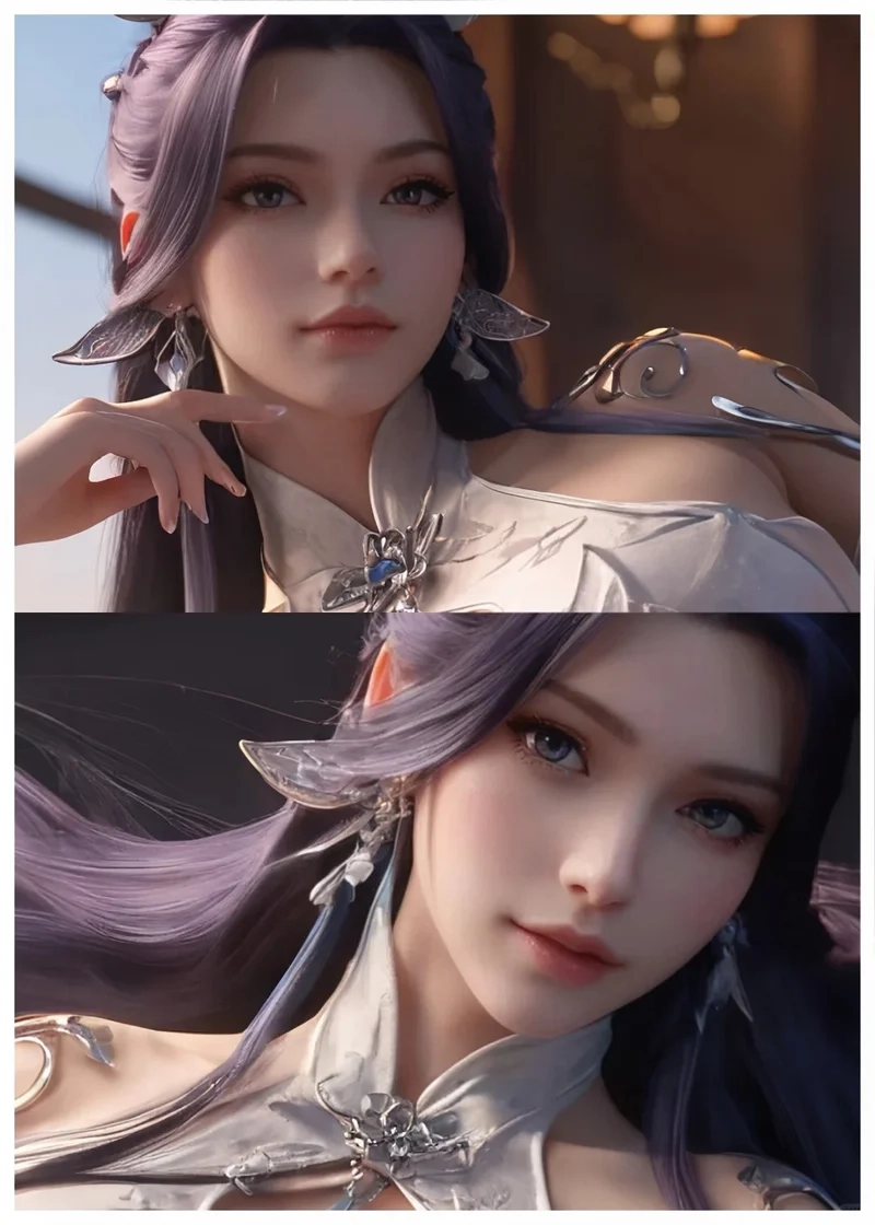 Vẻ đẹp lăng thanh trúc tạo hình cổ trang