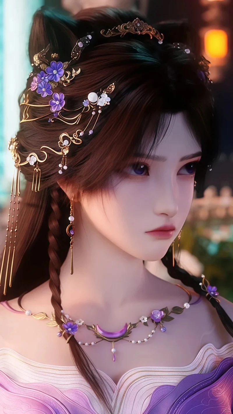 Chiêm ngưỡng tử nguyệt minh họa tinh tế