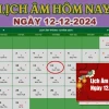 Phân tích lịch vạn niên ngày 12 âm lịch tốt hay xấu chi tiết nhất