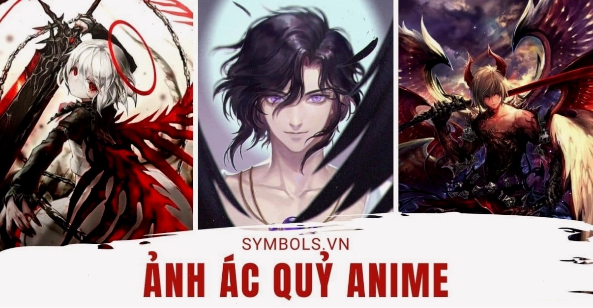 Ảnh ác quỷ Anime với gam màu tối chủ đạo tạo cảm giác ma mị