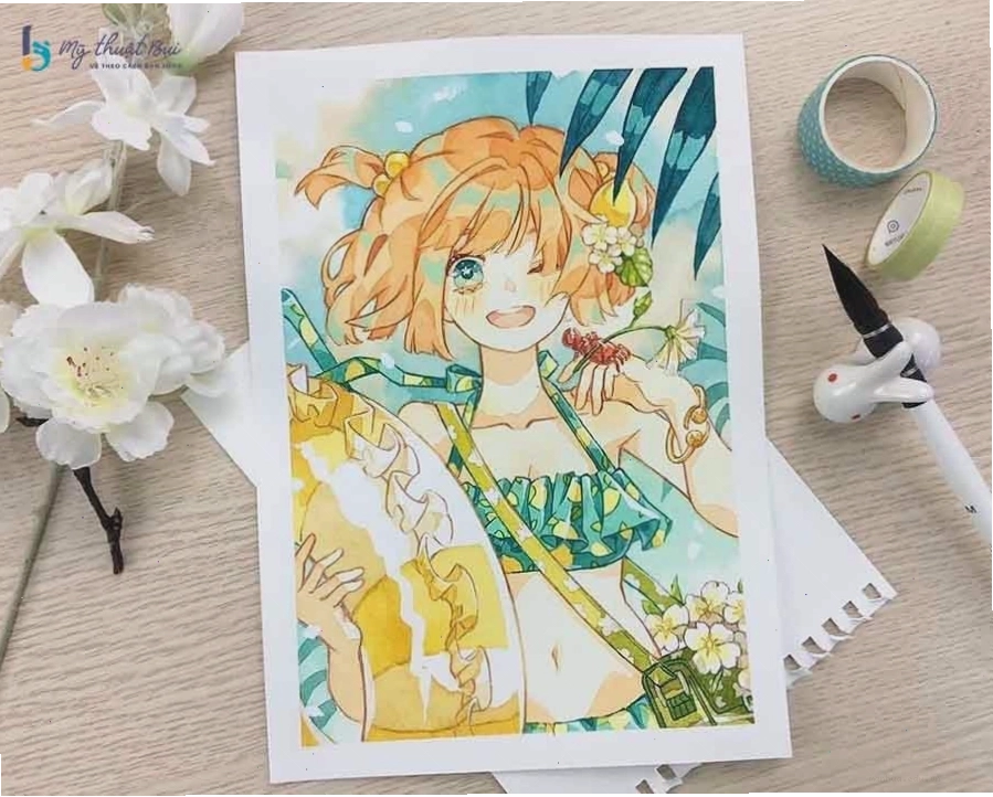 Ảnh anime đẹp cute đơn giản dễ vẽ 5