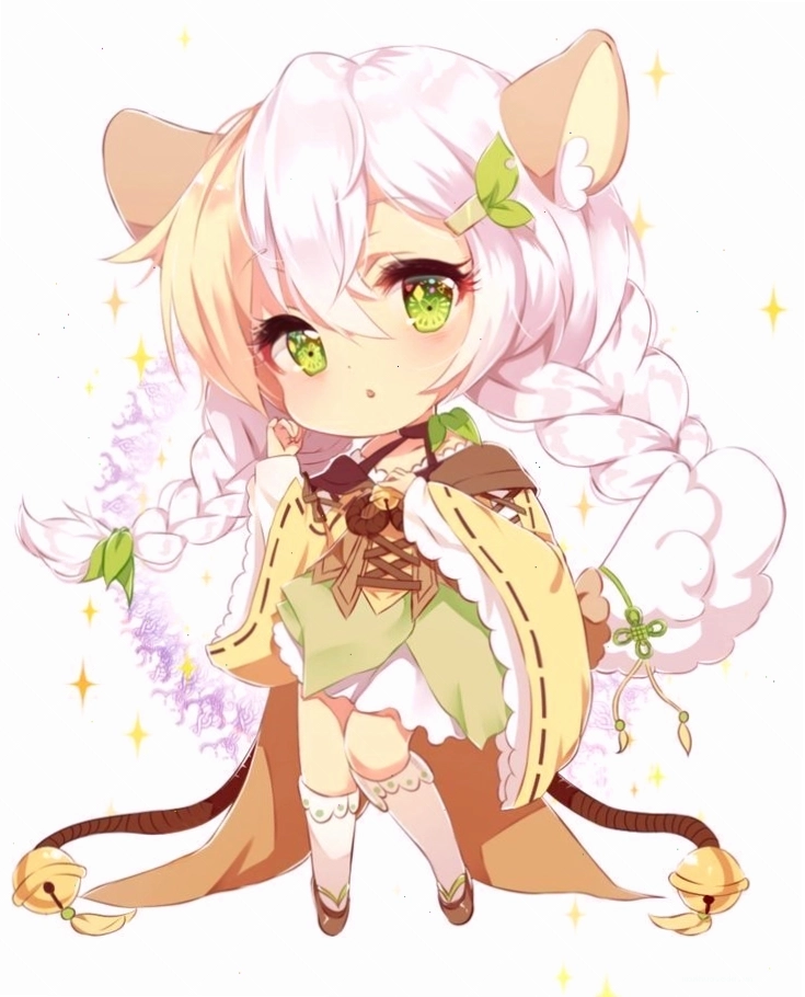 Ảnh anime mèo chibi đáng yêu