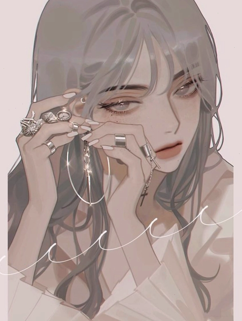 Ảnh anime nữ ngầu với phong cách Gothic