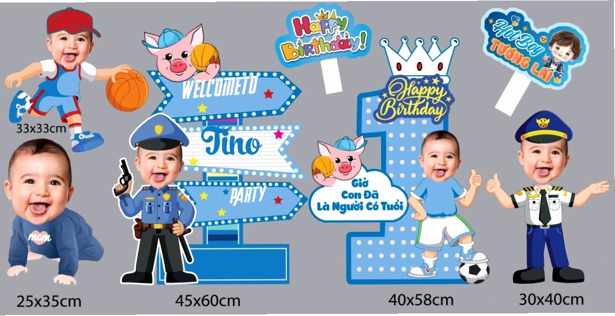 Ảnh chibi bé trai với trang phục siêu anh hùng