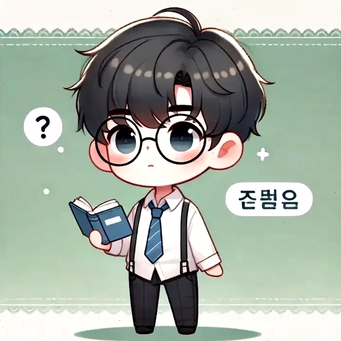 Ảnh chibi nam sinh cấp 2 với nụ cười tươi tắn và phong cách hoạt hình