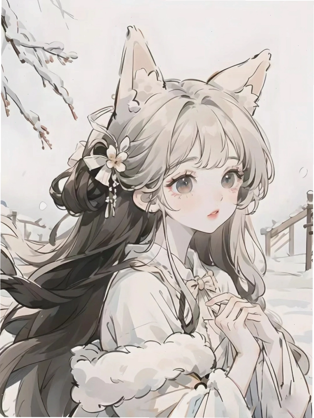 ảnh hồ ly anime 9