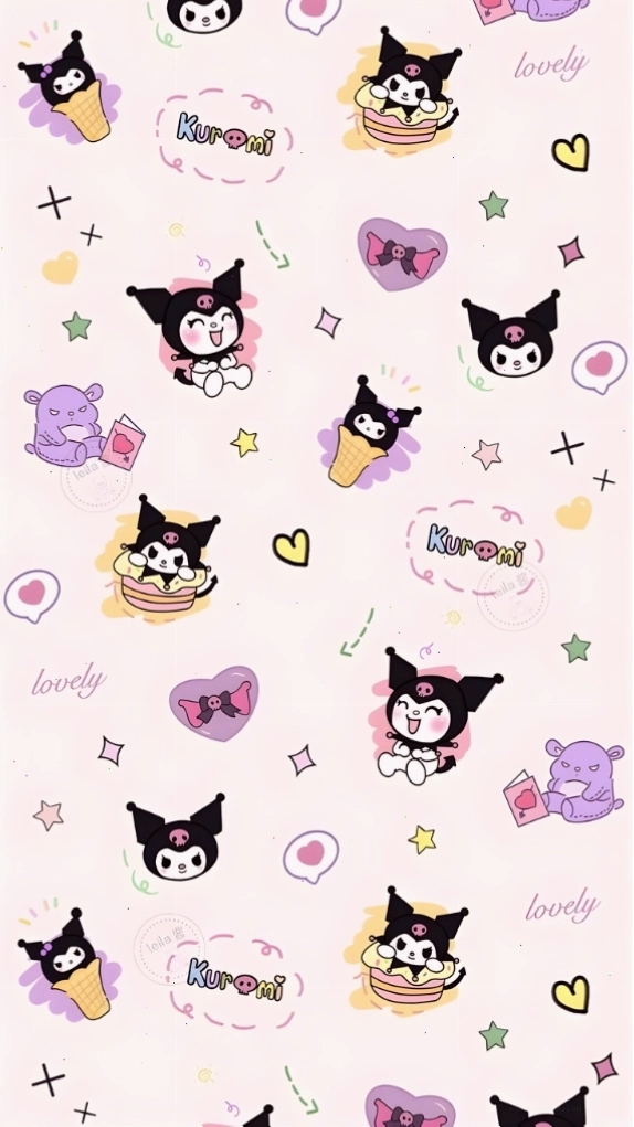 Ảnh Kuromi dễ thương, mang lại cảm giác vui vẻ