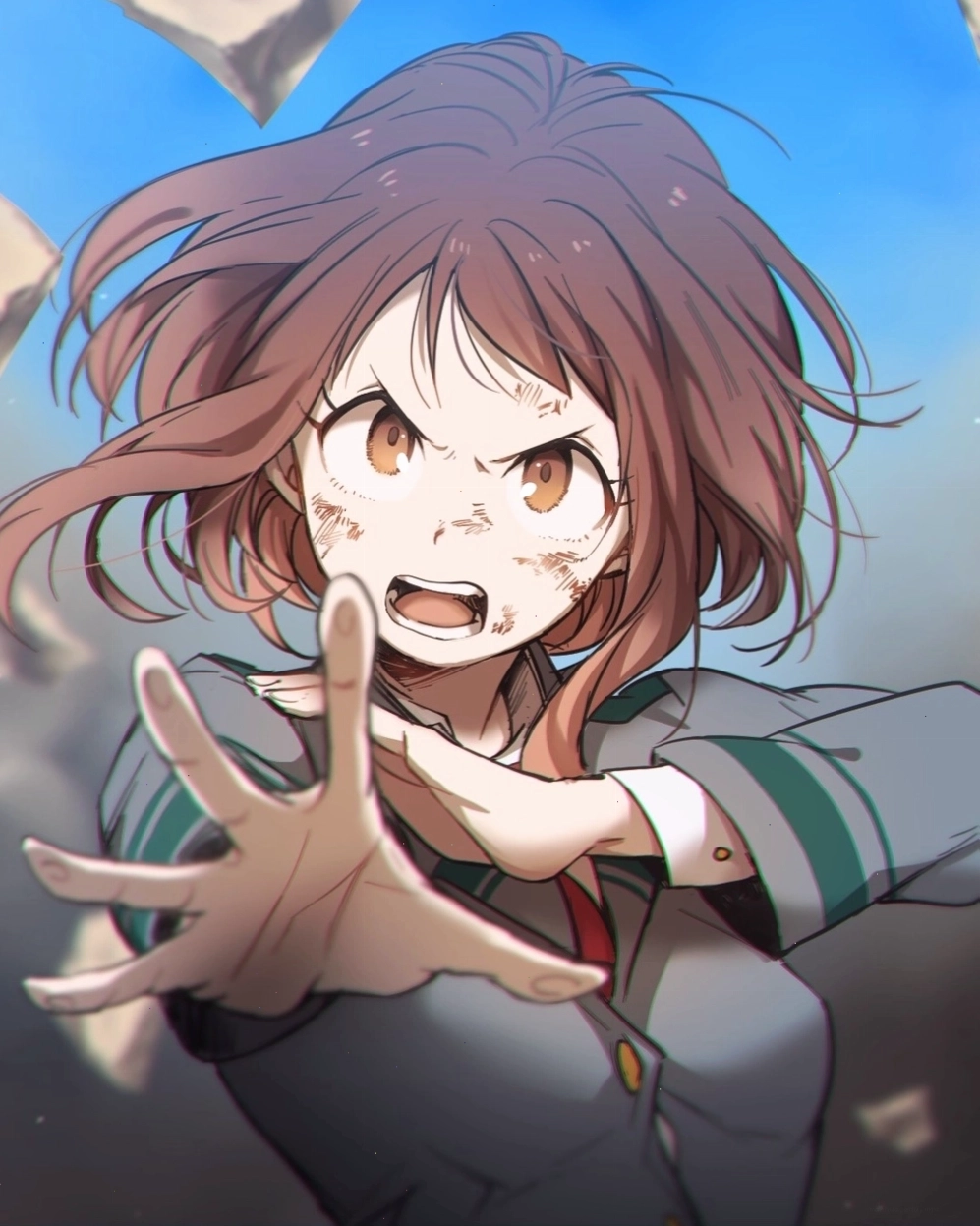 Ảnh Ochaco Uraraka full HD sắc nét