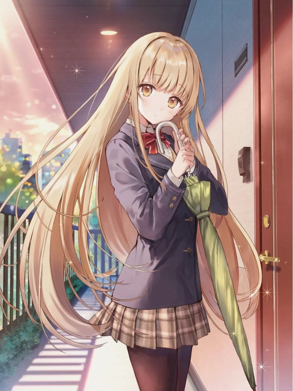 Ảnh Shiina Mahiru chibi với phong cách tối giản