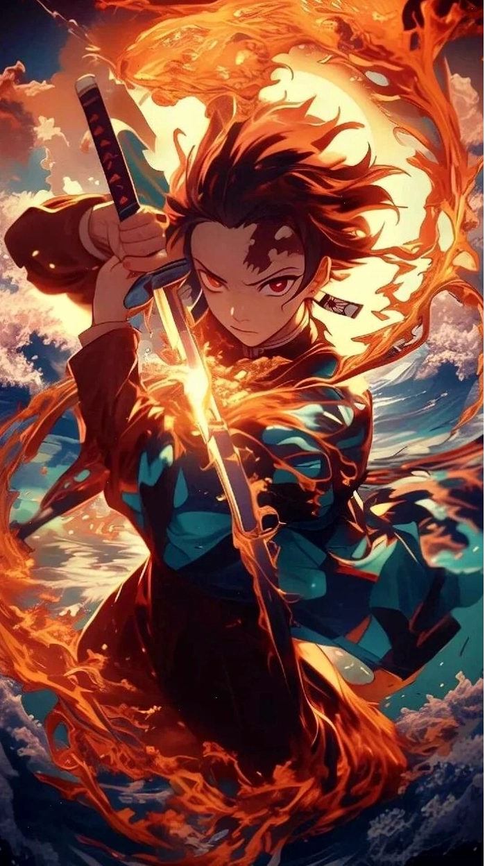 Ảnh Tanjiro Kamado đáng nể