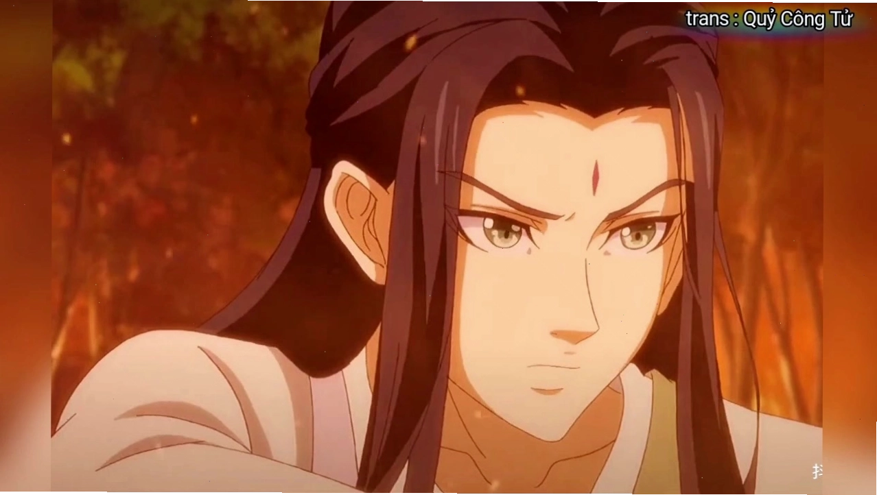Anime Ma đạo tổ sư với hình ảnh hai nhân vật chính Ngụy Vô Tiện và Lam Trạm