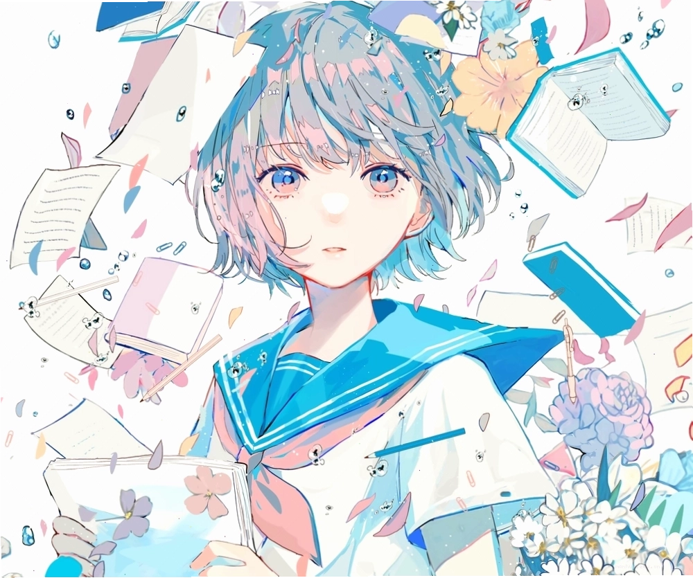 Anime nữ lạnh lùng vô cảm ngầu với phong thái tự tin