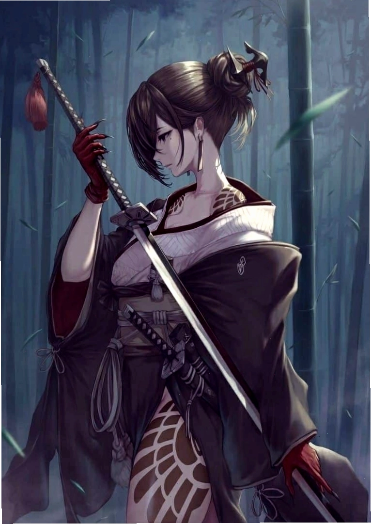 Anime nữ sát thủ lạnh lùng với phong thái bí ẩn