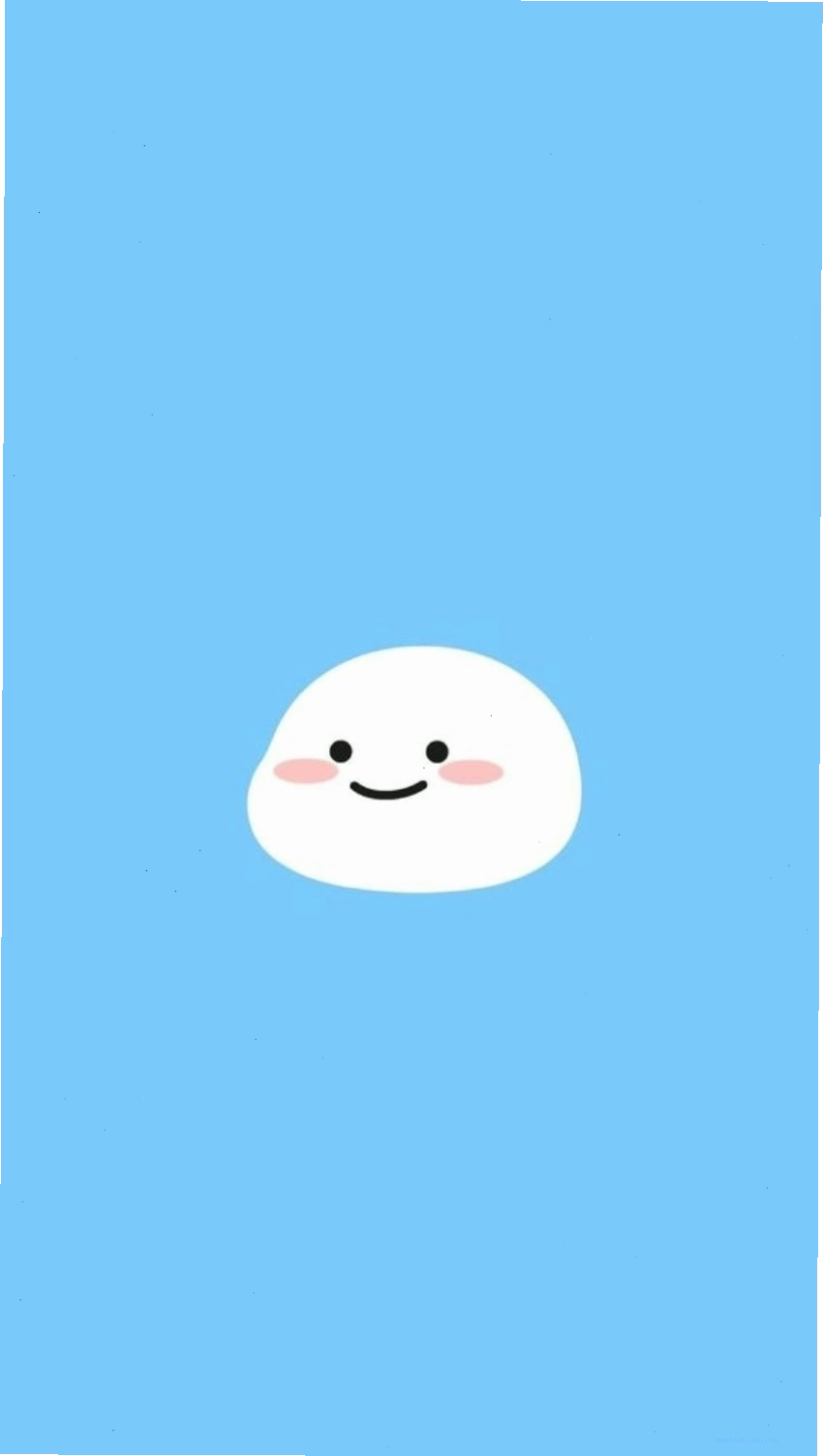 Avatar hoạt hình cute màu xanh dương