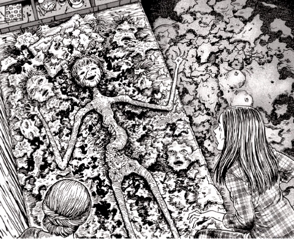 Bìa sách "Layers of Fear" Junji Ito