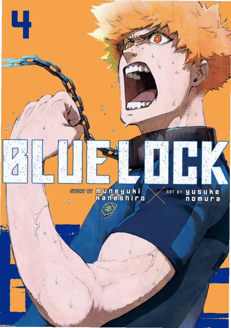 Bìa tập 4 của bộ truyện tranh Blue Lock