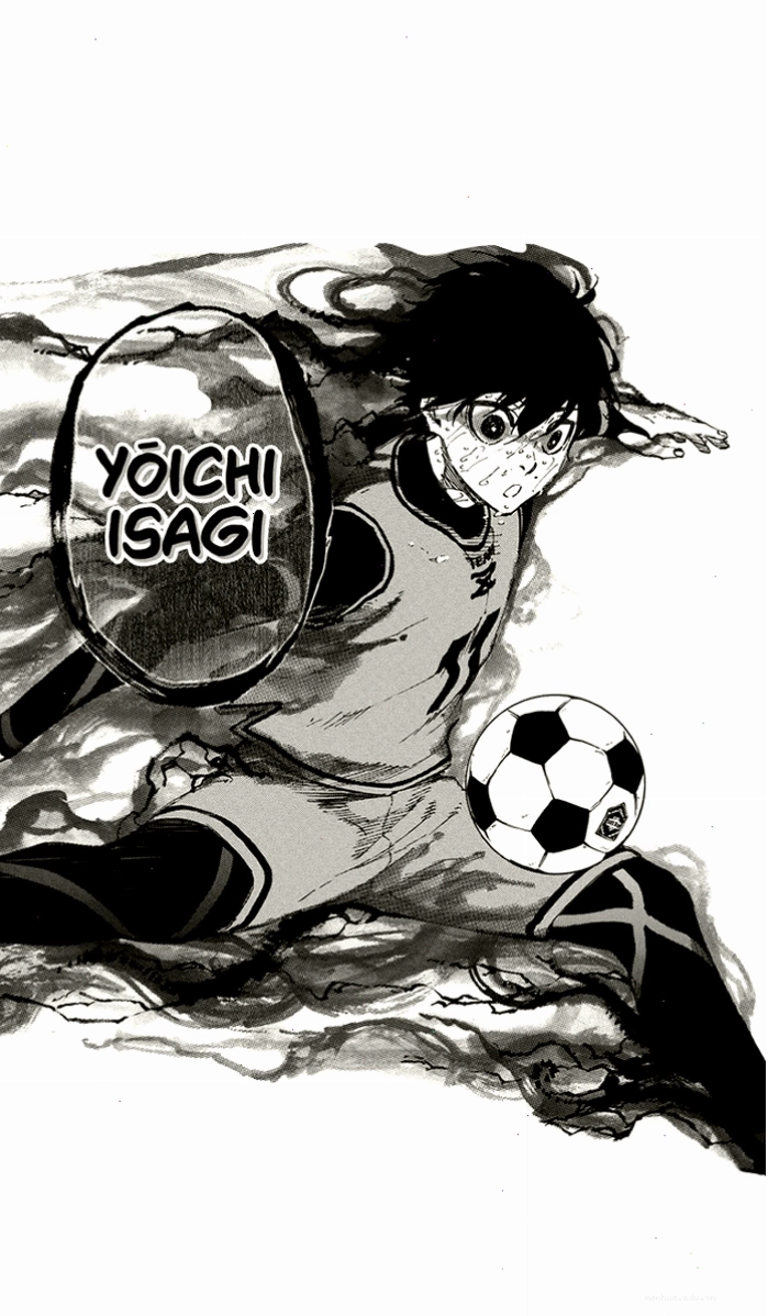 Bìa truyện Isagi Yoichi manga, thể hiện vai trò trung tâm của nhân vật
