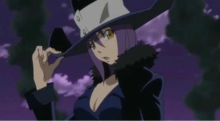 Blair tóc tím trong anime Soul Eater
