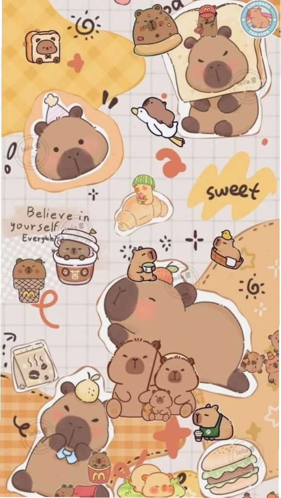 Bộ đôi Capybara vô tri cùng nhau đón bình minh