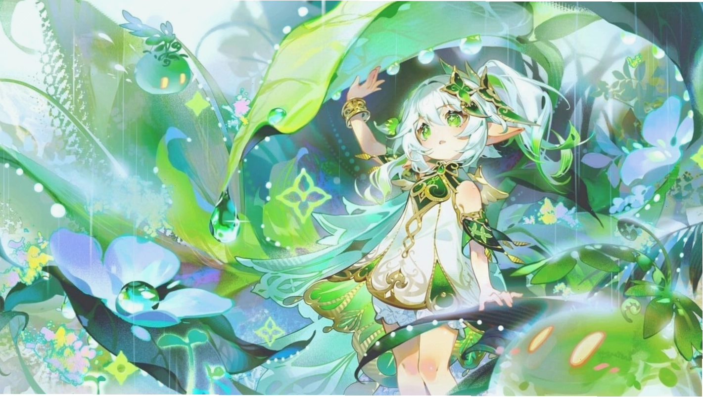 Bức vẽ anime nữ hoàn chỉnh với màu sắc và đổ bóng