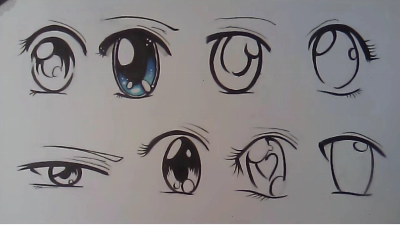 Cách vẽ mắt anime đẹp nhất