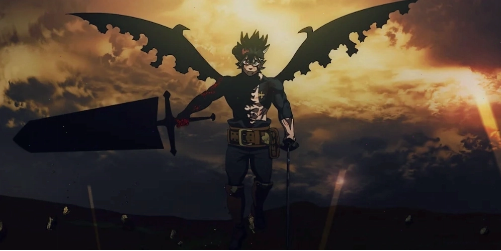 Cảnh Asta và Yuno trong Black Clover