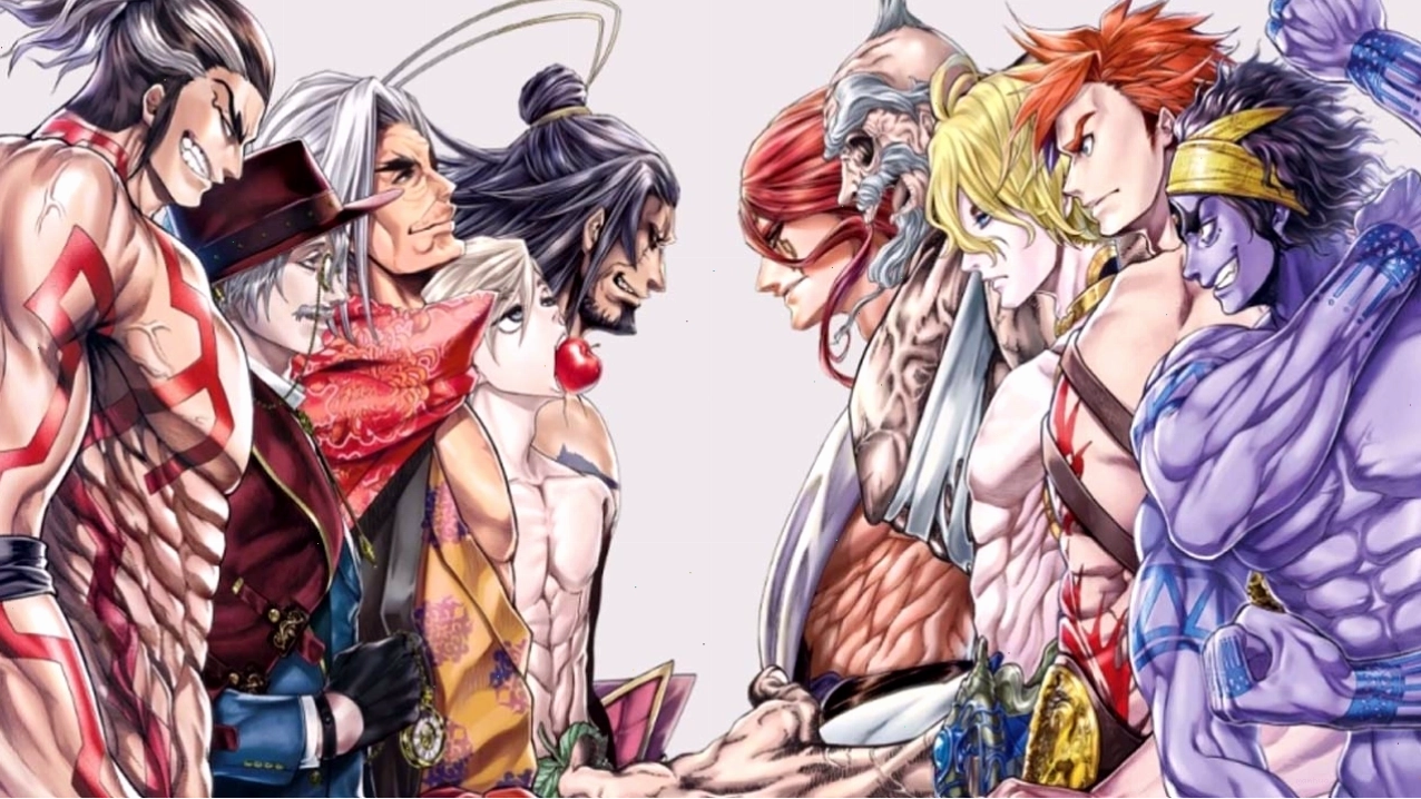 Cảnh chiến đấu hoành tráng trong anime Đại Chiến Giữa Người Và Thần