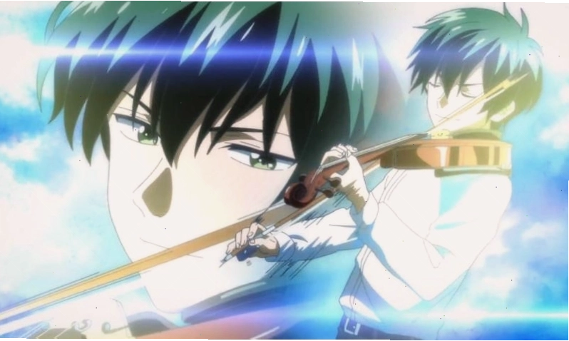 Cảnh trong anime The Blue Orchestra