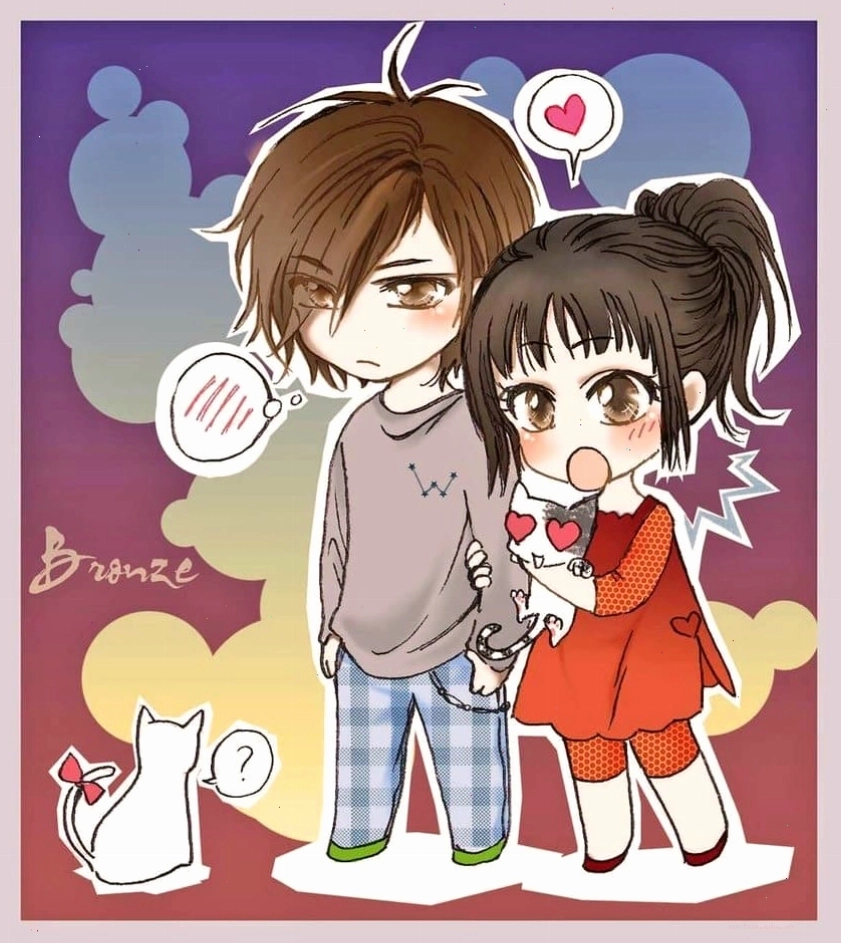 Cặp đôi chibi cực kỳ đáng yêu và dễ thương
