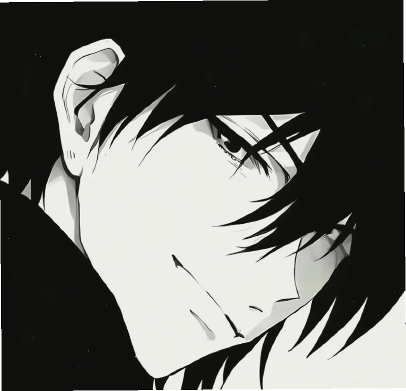 Chân dung anime nam với phong thái ngạo nghễ