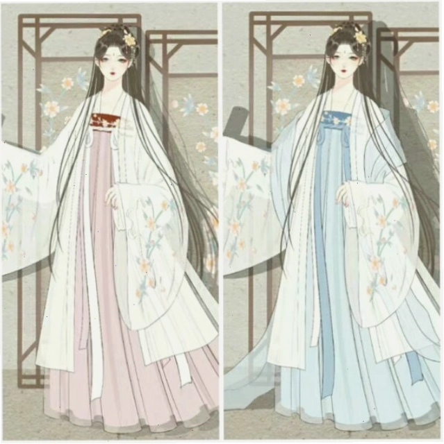 Chia sẻ bạn mẫu Mẫu váy cổ trang Anime dịu dàng