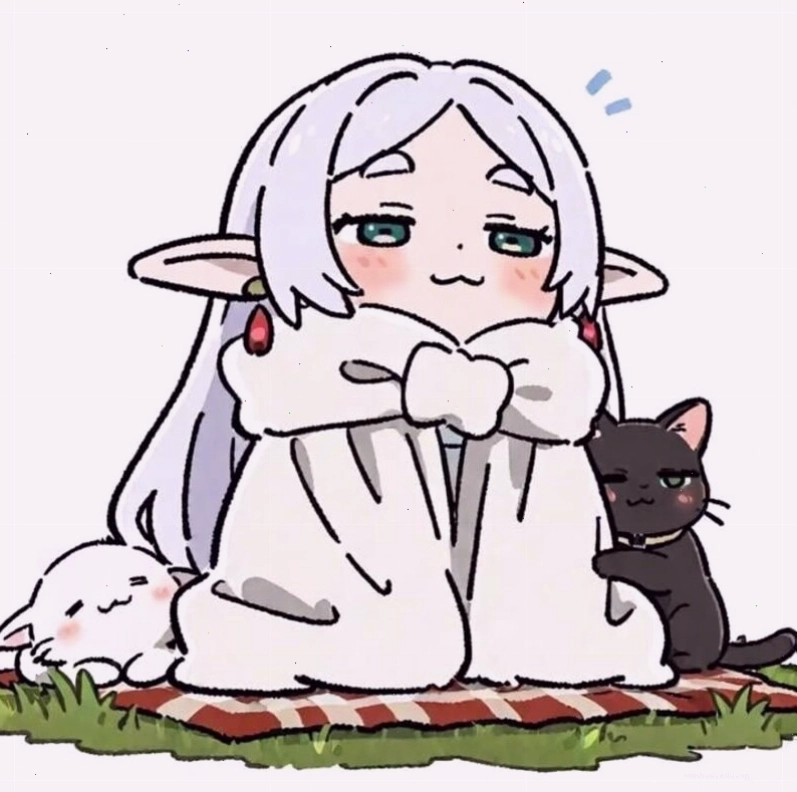 Cô gái chibi anime trong trang phục hiện đại