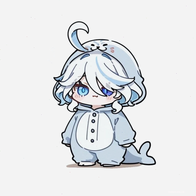 Cô gái chibi anime với phong cách ma mị