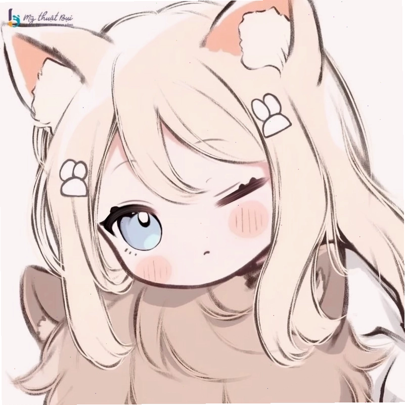 Cô gái chibi đang vui vẻ nhảy múa