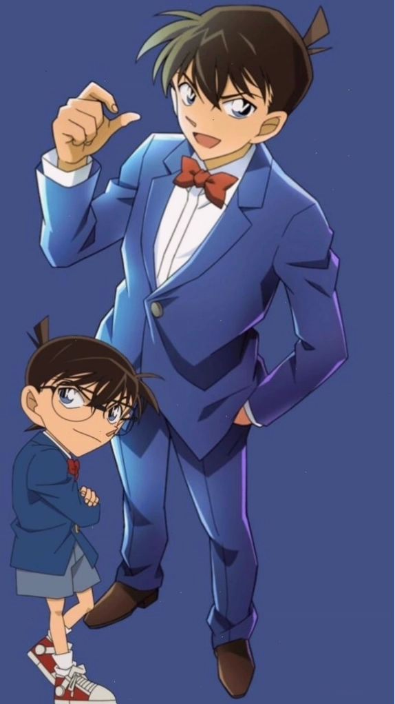 Conan và Shinichi thể hiện khí chất thám tử