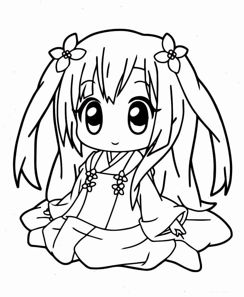 Công chúa anime cổ trang theo phong cách Chibi