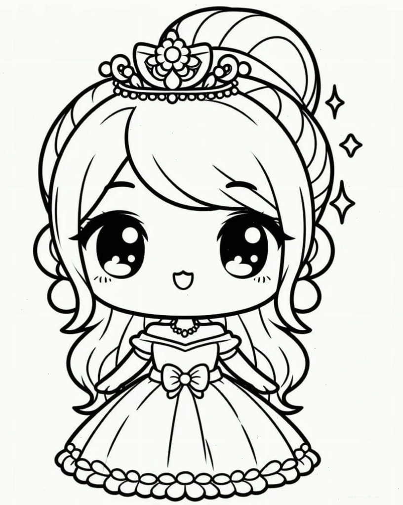 Công chúa chibi rất đáng yêu trong trang phục dạo phố