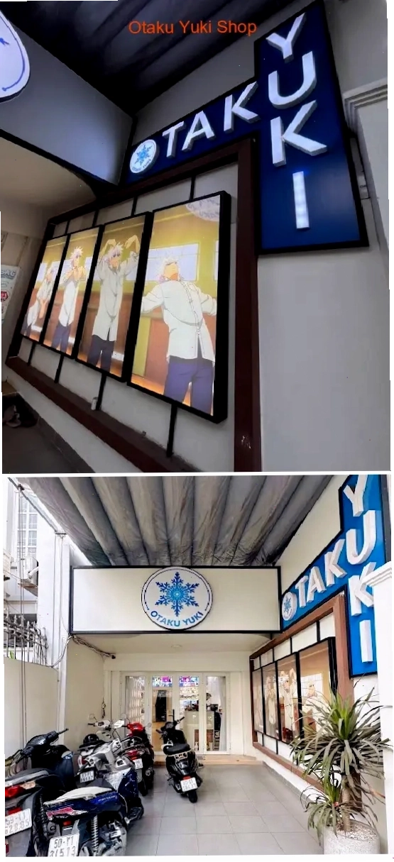 Cửa hàng Otaku Yuki Shop trưng bày nhiều sản phẩm anime và mô hình