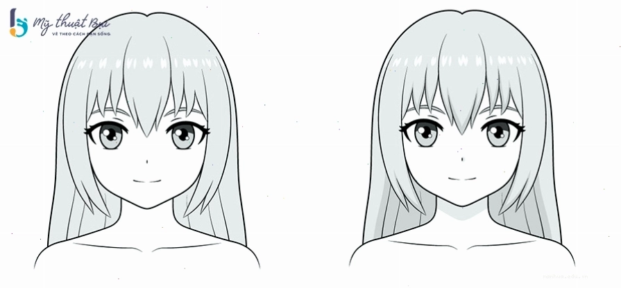 Đổ bóng và tô màu cho tranh anime