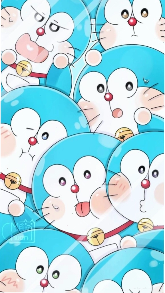 Đội quân Doraemon xanh biếc tràn đầy năng lượng