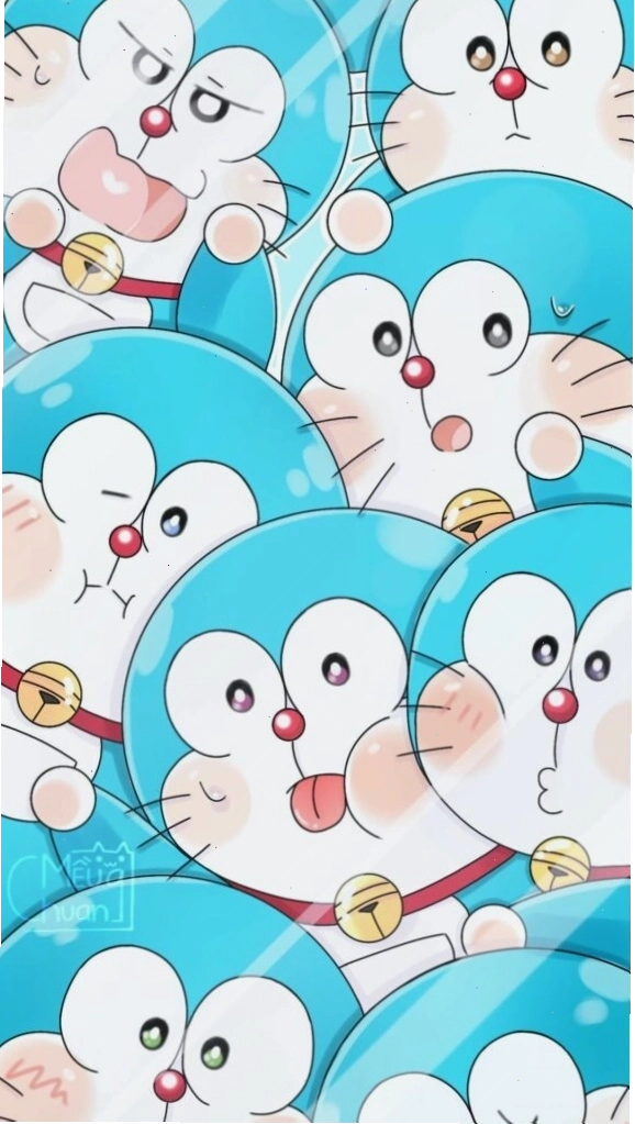 Đội quân Doraemon xanh biếc tràn đầy năng lượng