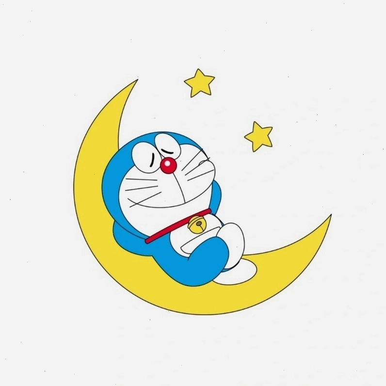 Doraemon chibi cute với biểu cảm ngạc nhiên
