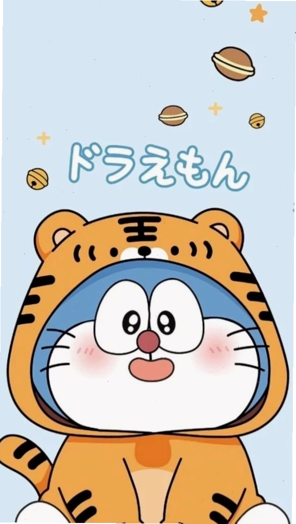 Doraemon hóa trang thành hổ con