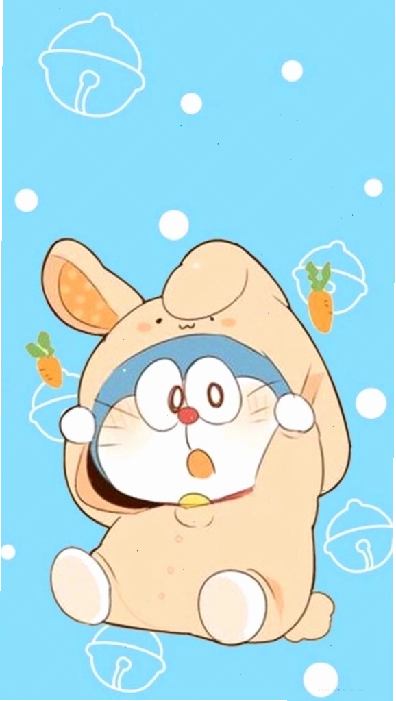 Doraemon hóa trang thành thỏ con ngộ nghĩnh