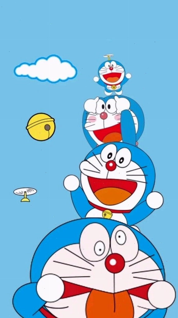 Doraemon và Nobita chibi tình bạn thân thiết